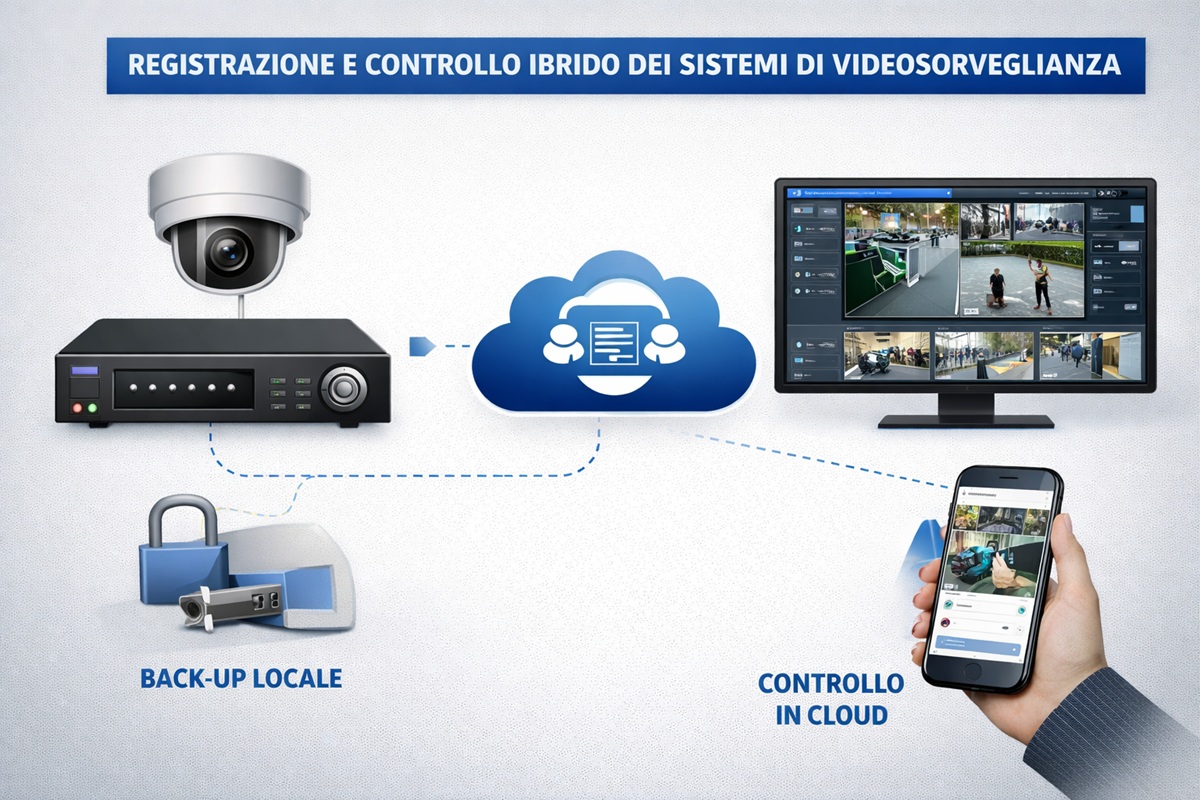Controllo e back-up dei sistemi di videosorveglianza