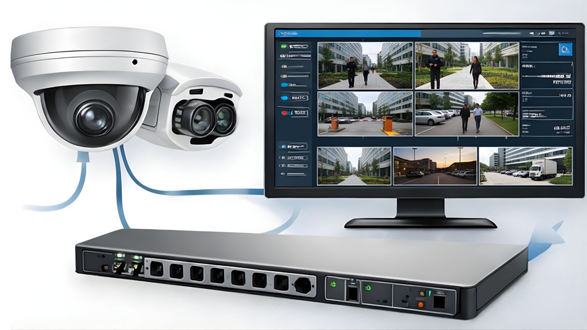 Sostituzione delle sole telecamere e del videoregistratore nel revamping di un impianto di videosorveglianza